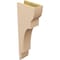 Ekena Millwork 5"W x 10"D x 30"H Thin New Brighton Rough Cedar Woodgrain TimberThane Corbel, Primed Tan CORUR05X10X30NEBRCPR - alternate 5